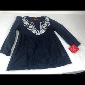 Women Oscar de la renta top size-4 /blue/white!!!